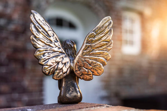 Limitierte Sonderedition Bronze: Hausschutzengel Mauriel (30cm)