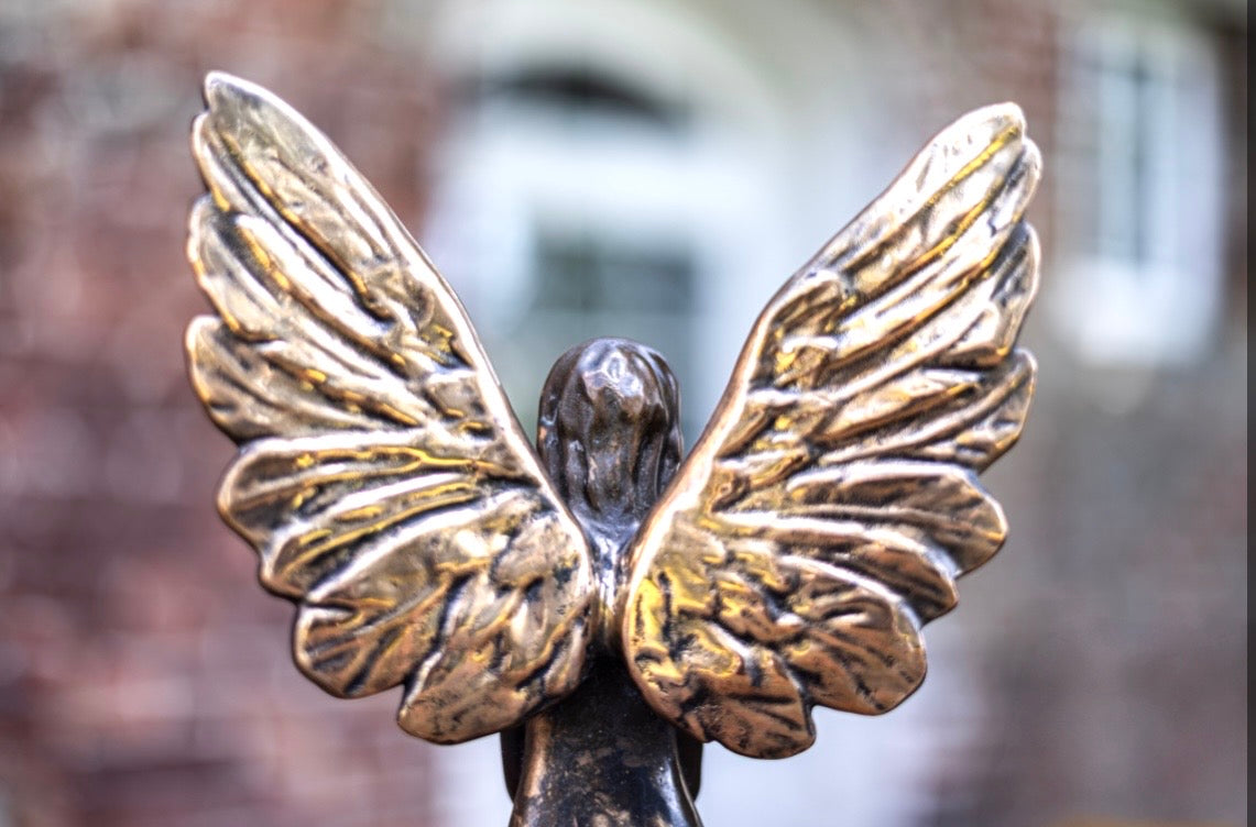 Hausschutzengel Mauriel 30 cm - Limitierte Sonderedition Bronze