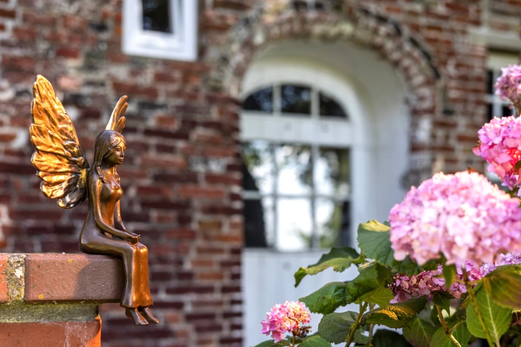 Hausschutzengel Mauriel 30 cm - Limitierte Sonderedition Bronze