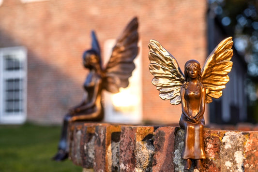 Hausschutzengel Mauriel 30 cm - Limitierte Sonderedition Bronze