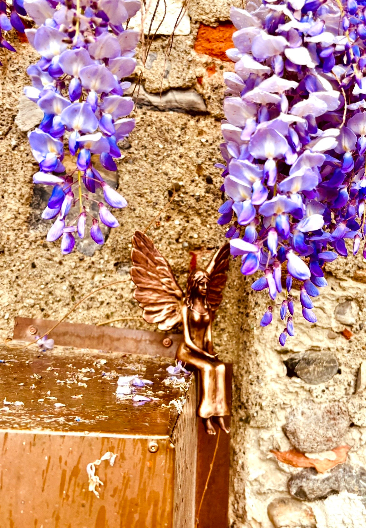 Hausschutzengel Mauriel 30 cm - Limitierte Sonderedition Bronze