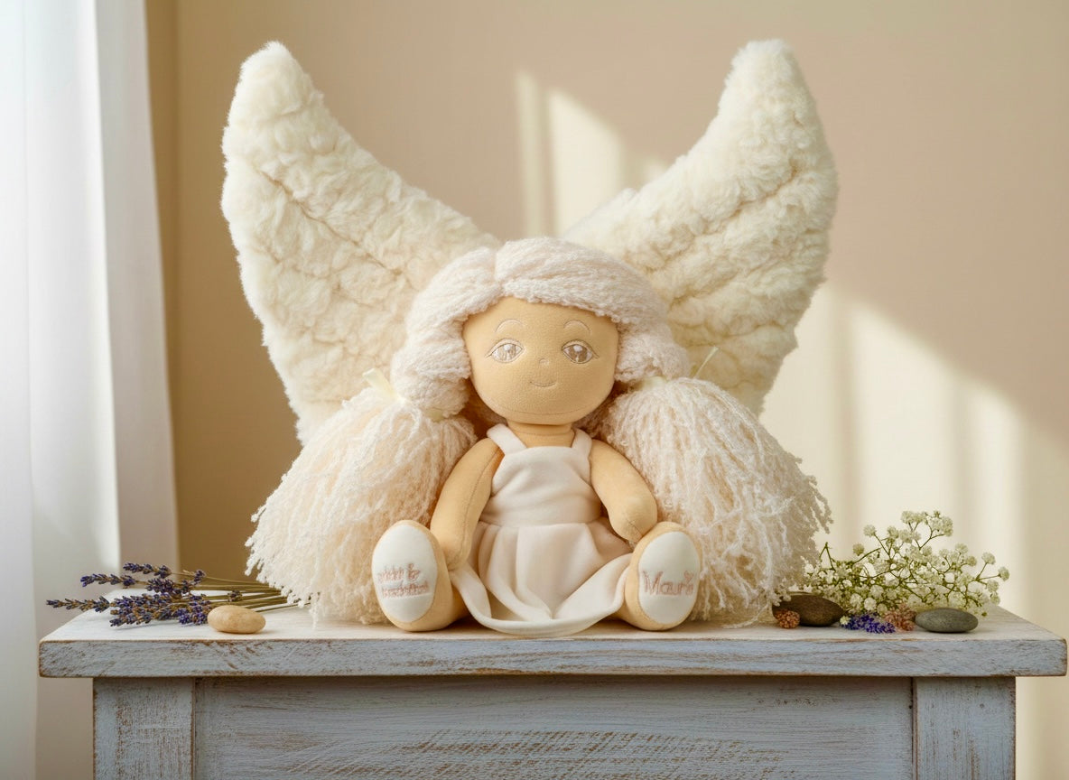 Kuschelengel Mauriel – designed by Künstlerin Daniela Wirtz