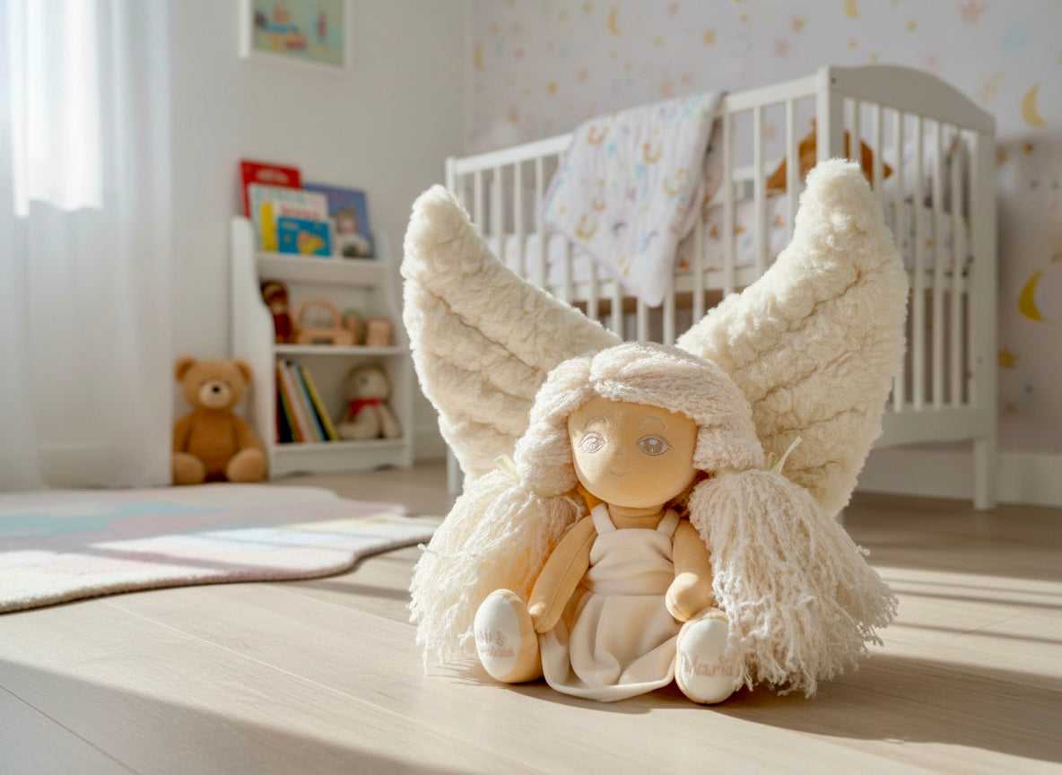 Kuschelengel Mauriel – designed by Künstlerin Daniela Wirtz