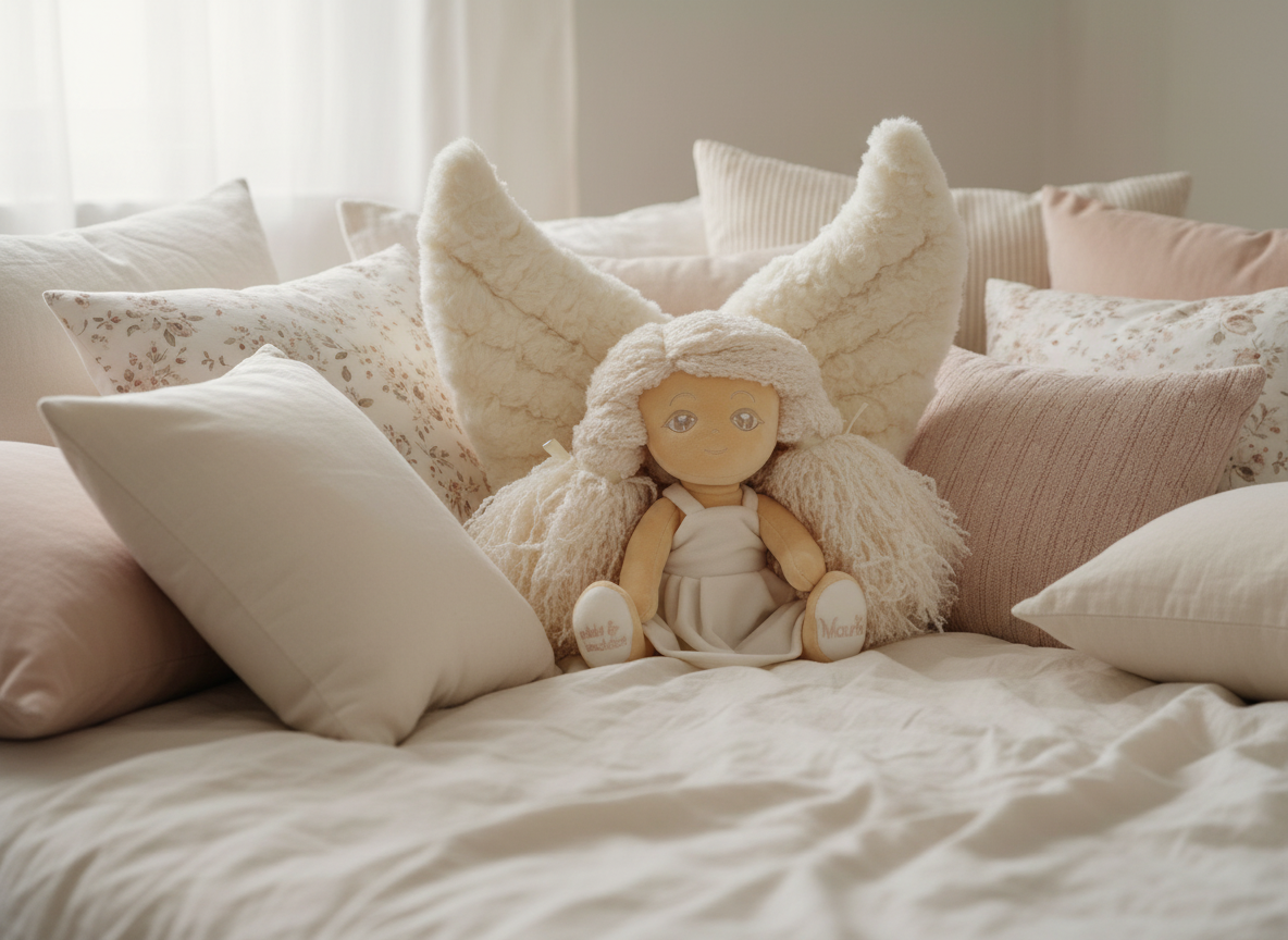 Kuschelengel Mauriel – designed by Künstlerin Daniela Wirtz