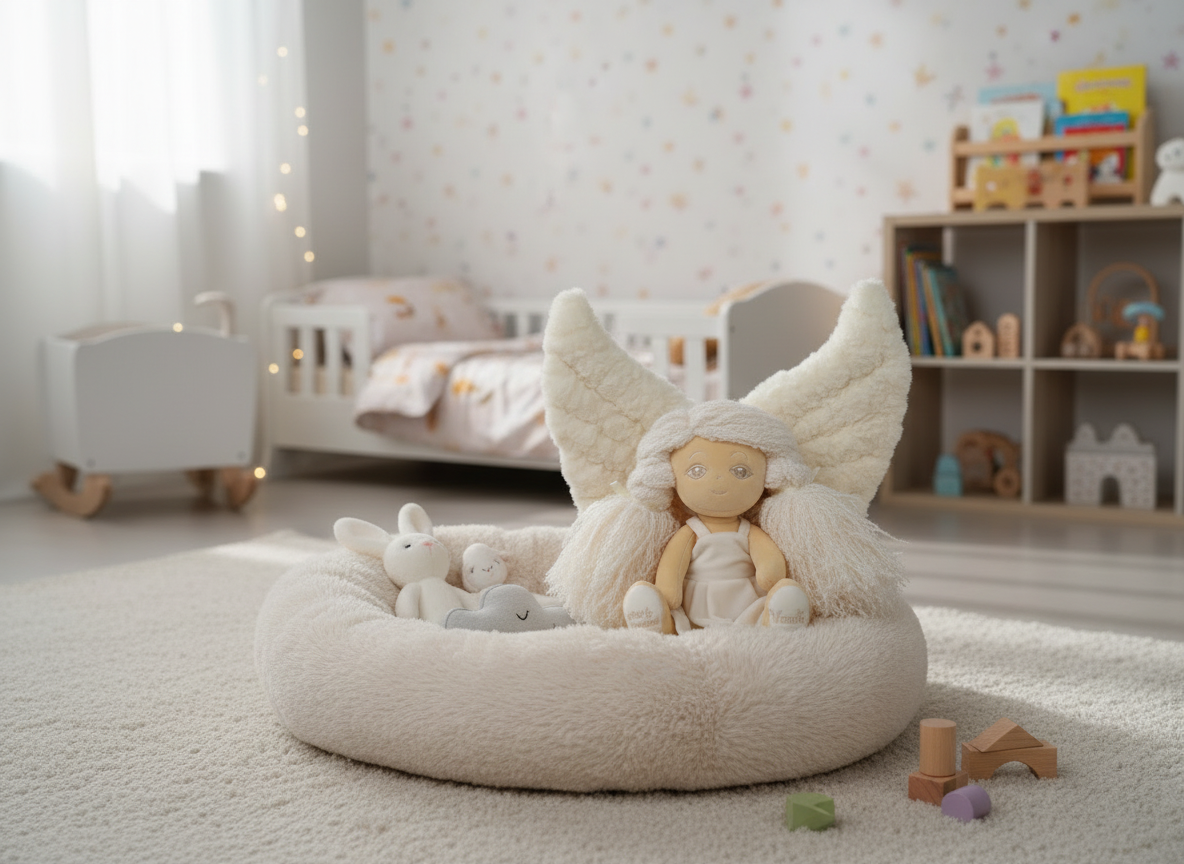 Kuschelengel Mauriel – designed by Künstlerin Daniela Wirtz