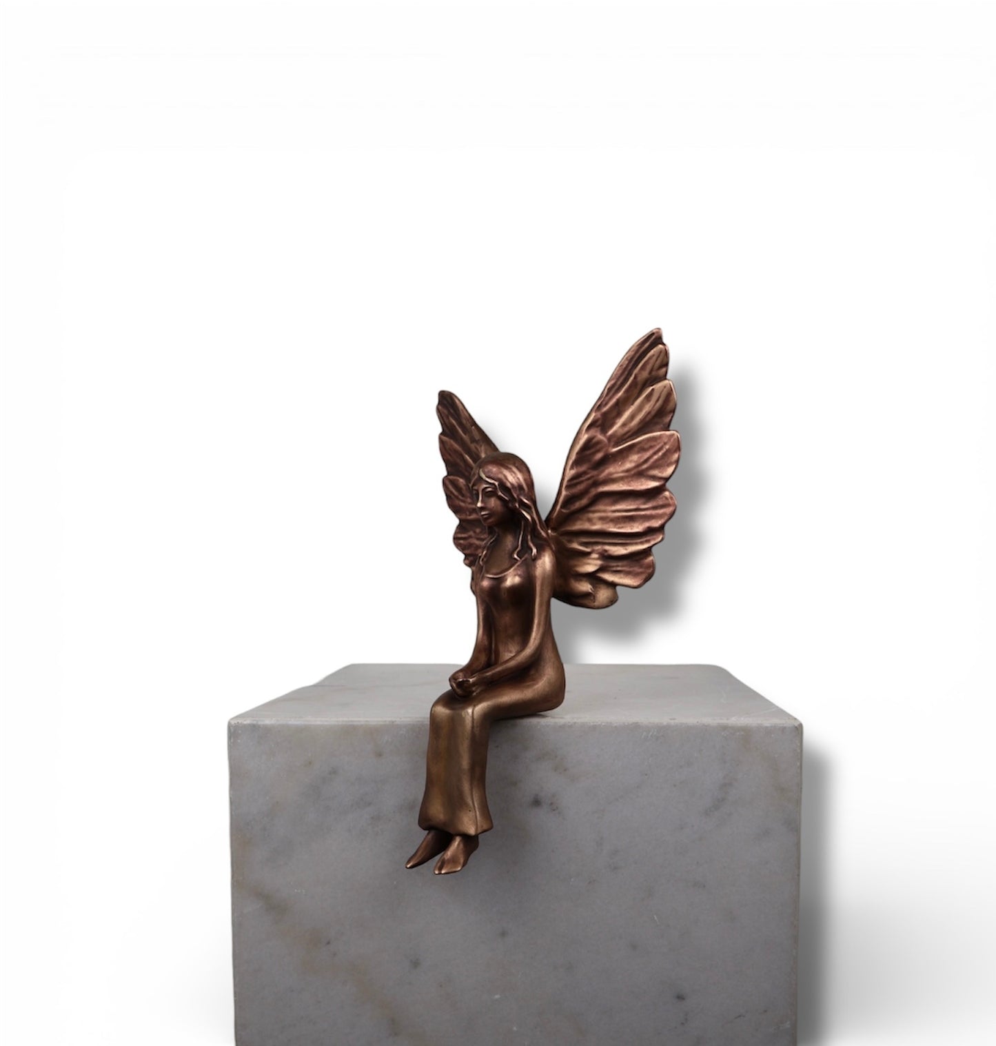 Hausschutzengel Mauriel 30 cm - Limitierte Sonderedition Bronze