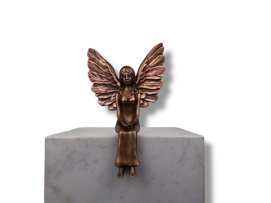 Hausschutzengel Mauriel 30 cm - Limitierte Sonderedition Bronze