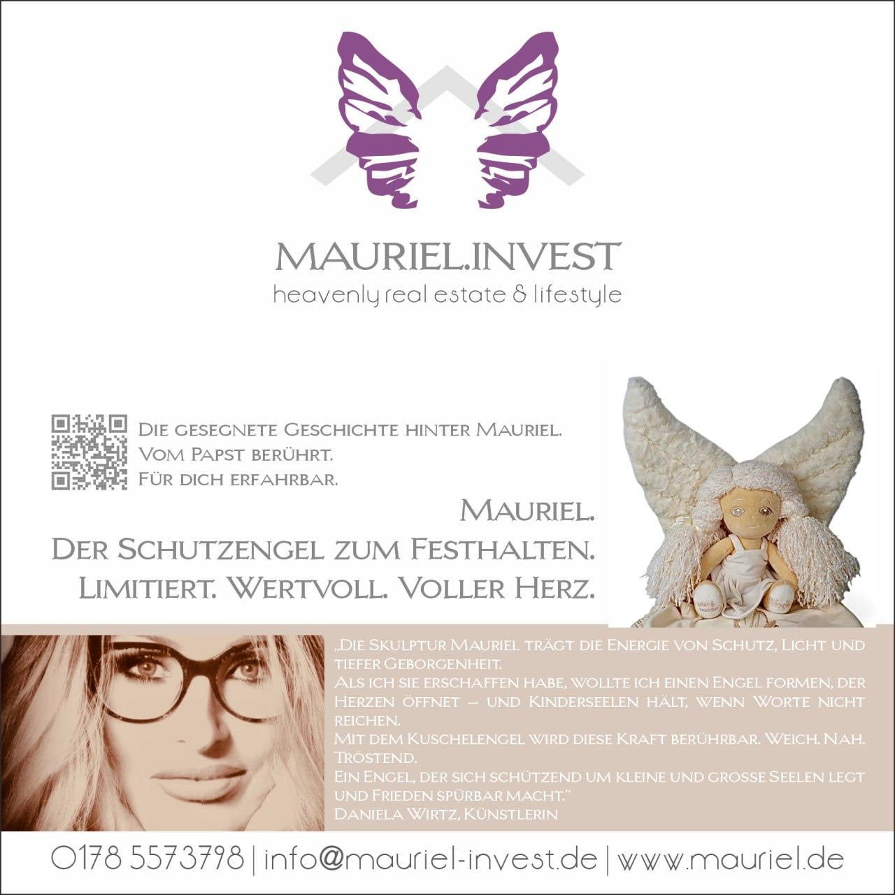 Kuschelengel Mauriel – designed by Künstlerin Daniela Wirtz
